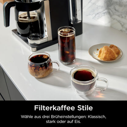 Ninja Prestige 2-in-1 Filterkaffee- und Kapselmaschine CFN802EU