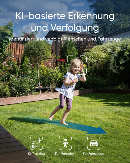 eufy Flutlichtkamera E30 Aussen-Sicherheitskamera - 360° 2K