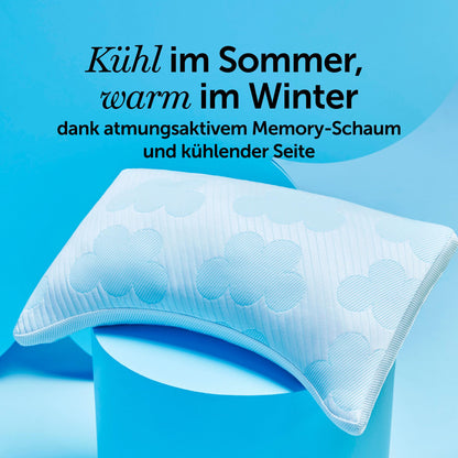 Cloudpillo Plus Memory Foam Kissen verstellbar 45×70 cm