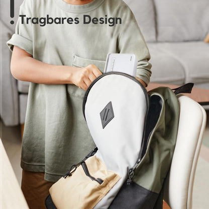 AKIYO O1 Mini Beamer mit Auto-Trapezkorrektur, 360° drehbar