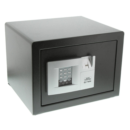 BURG-WÄCHTER PointSafe P 2 E FS Möbeltresor Fingerabdruck: Grauer Tresor. Sichert Wertsachen per Fingerabdruck.