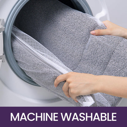 DEXI Badteppich rutschfest für Badezimmer – Grau, 61x152 cm