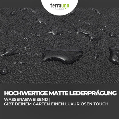 TerraUno Nachhaltige Sichtschutzstreifen - Doppelstab Anthrazit 26m