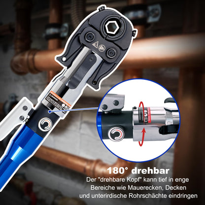 AMZCNC Profi Presszange – V- & TH-Kontur Pressbacken Set