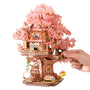 Rolife 3D Puzzle Sakura Baumhaus, Holz-Modellbausatz, 535 Teile