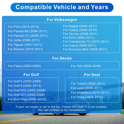Android Navi-Radio für VW Golf 5 6 Passat Polo T5 - 7 Zoll CarPlay