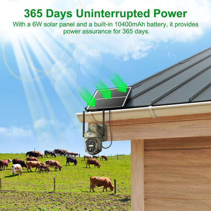 Lemnoi 4G LTE Solar Wildkamera S72 mit 2K Farbnachtsicht
