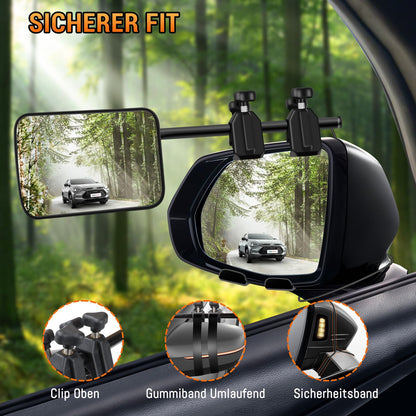 semai Wohnwagenspiegel Spiegelverlängerung für Auto, 2 Stück