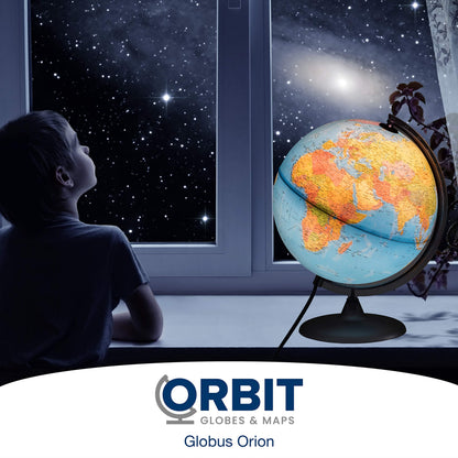 ORBIT GLOBES & MAPS Leuchtglobus 30 cm mit LED-Beleuchtung, deutsch