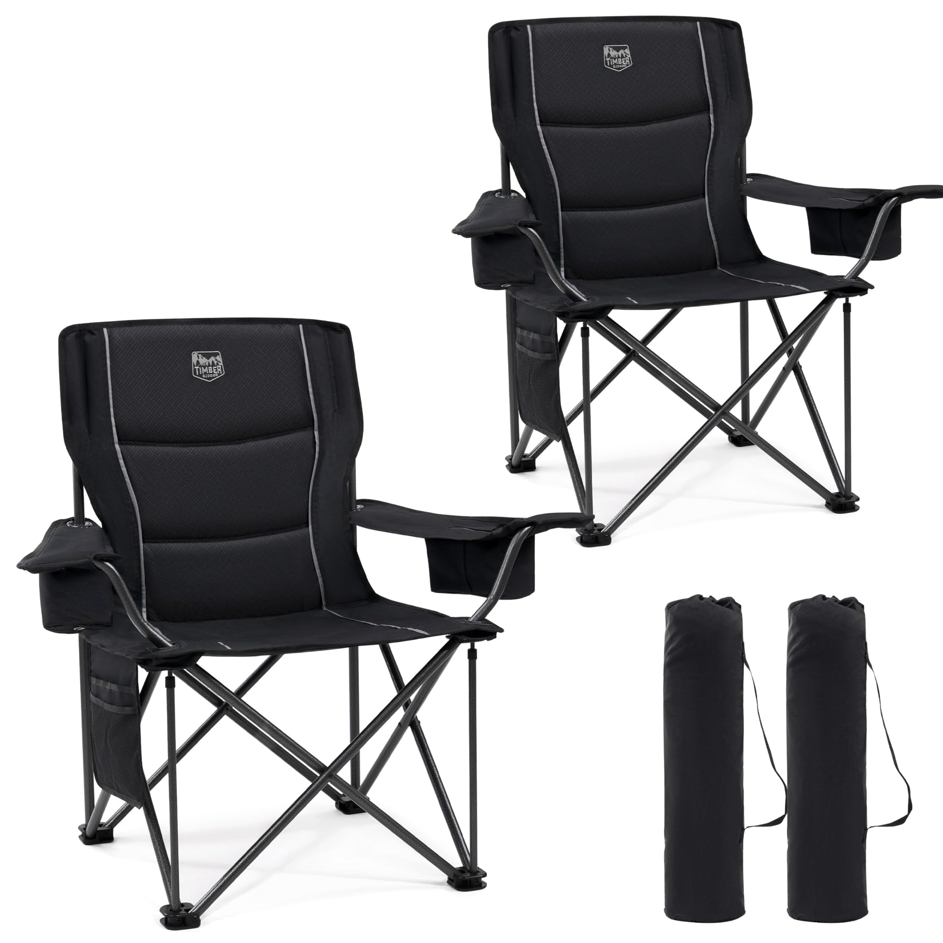 Campingstuhl XXL im 2er-Set