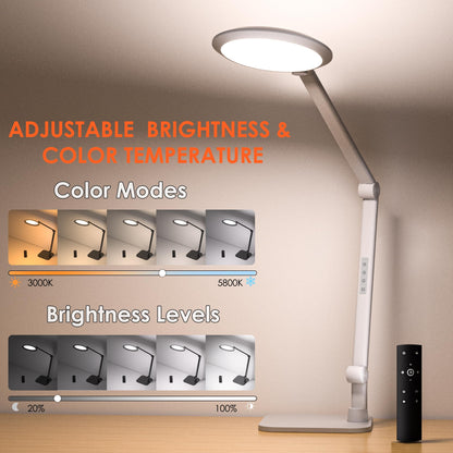 LED Schreibtischlampe Tageslicht 18W – Dimmbar, 4 Farbmodi