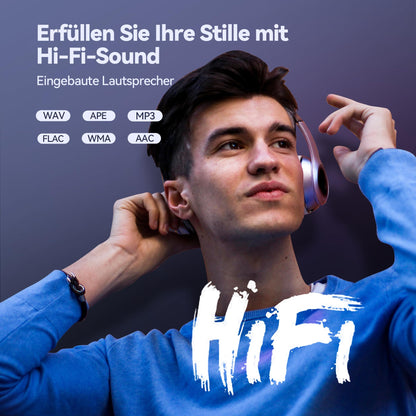 AGPTEK M3 MP3-Player Bluetooth 5.3 mit 64 GB Speicher, Schwarz
