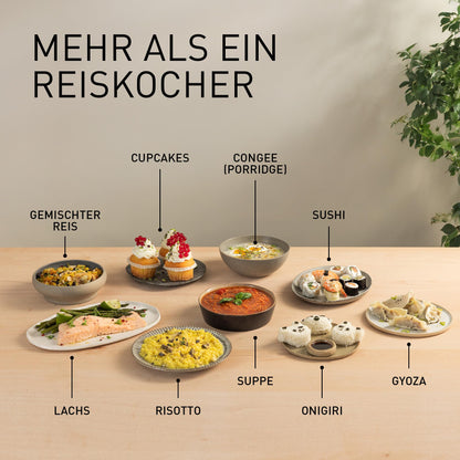 Panasonic SR-DA152KXE Reiskocher mit Dampfgarer - Schwarz