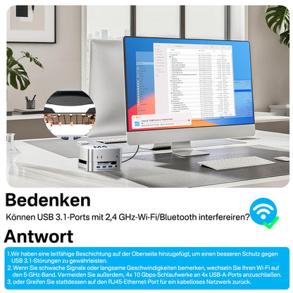 ACASIS Mac mini M4 Docking Station - Dual Bay NVMe SSD DS1101-EU