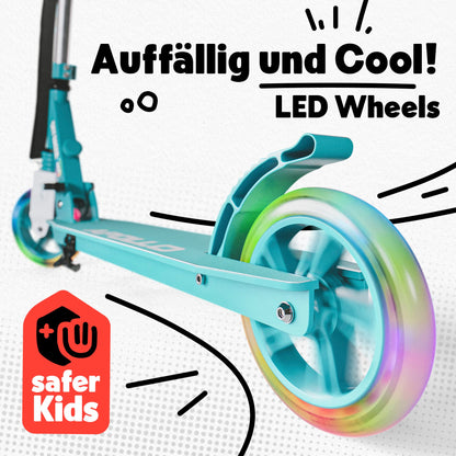Apollo Skyracer City Roller – LED Leuchträder, Federung, klappbar