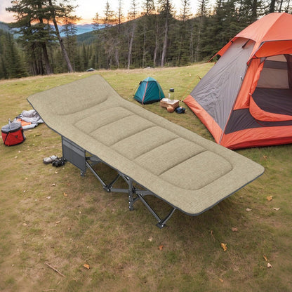 ATORPOK Camping Feldbett klappbar Gästebett – Grau, 200 kg