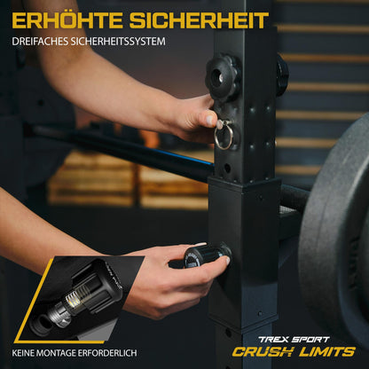 TREX SPORT Squat Rack Krafttraining Hantelständer TX-090S