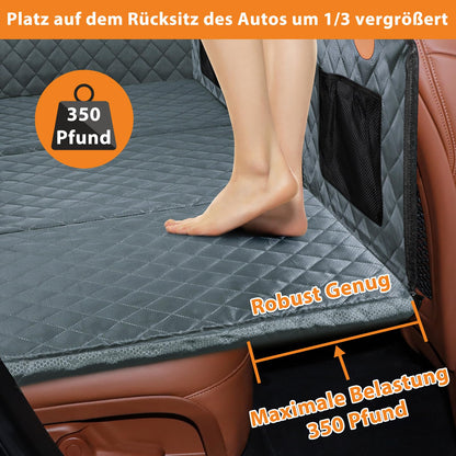JOEJOY Hundedecke Auto Rückbank, Hundesitzbezug mit harter Unterseite