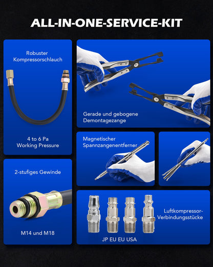 Orion Motor Tech Druckluft Ventilfederspanner Universal – 8-24mm