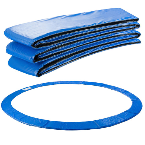 Arebos Trampolin Randabdeckung Federschutz Ø 487 cm, PVC, blau – ringförmige Federabdeckung