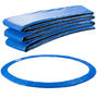 Arebos Trampolin Randabdeckung Federschutz Ø 487 cm, PVC, blau – ringförmige Federabdeckung