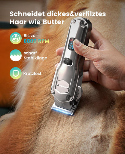 oneisall 4-in-1 Hundeschermaschine PC15 mit Pfotentrimmer