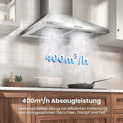 COMFEE' CHT 3.6B Dunstabzugshaube 60cm Umluft & Abluft
