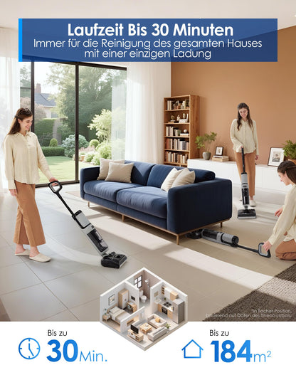 Tineco FLOOR ONE i5 Stretch Nass-Trockensauger, Saugen & Wischen