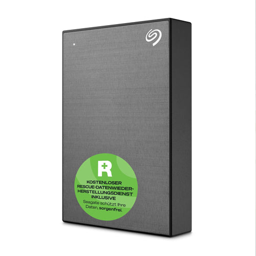 Seagate One Touch 4TB Tragbare Externe Festplatte Space Gray