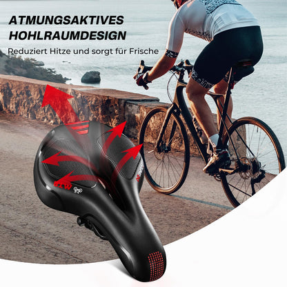 YOUNGDO Gel Velosattel, ergonomisch, atmungsaktiv, wasserdicht