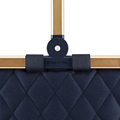 reisenthel carrybag frame rhombus Einkaufskorb - midnight gold