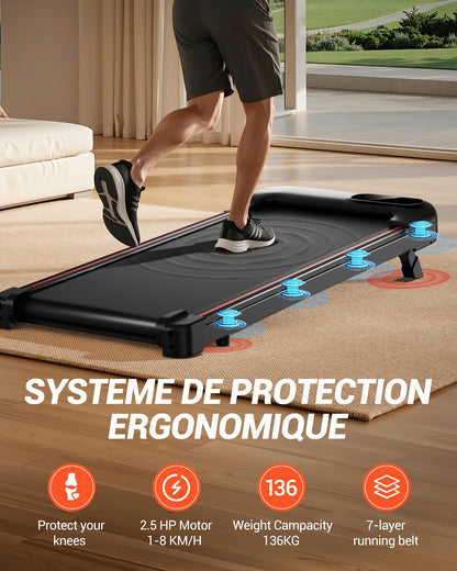 Walking Pad 10 km/h Laufband – Mit Steigung, für Schreibtisch