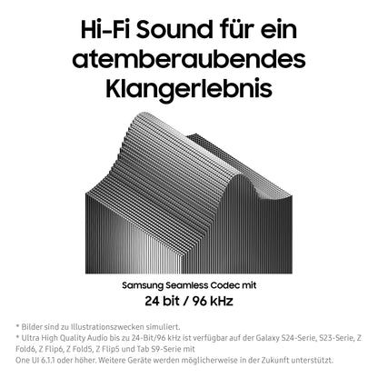 Samsung Galaxy Buds3 Bluetooth In-Ear-Kopfhörer mit ANC, Weiss