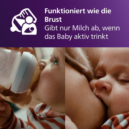 Philips Avent Natural Response Geschenkset, 2 Flaschen + 4 Schnuller