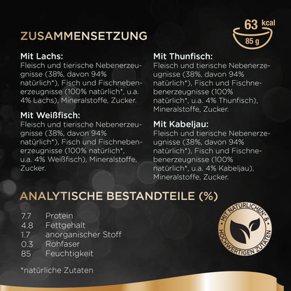 Sheba Delikatesse in Gelee Katzen-Nassfutter Fischauswahl 72 x 85 g