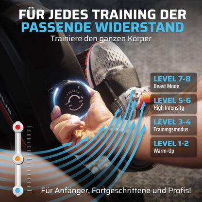 SportPlus Rudergerät klappbar – Leise Magnetbremse 150kg