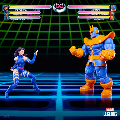 Marvel Legends Gamerverse Psylocke vs Thanos Sammelfiguren Violett