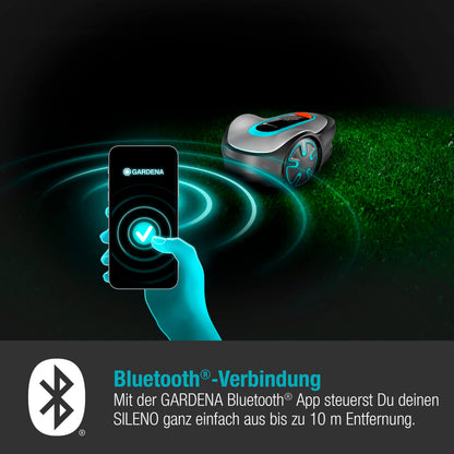Gardena SILENO minimo Mähroboter für Rasenflächen bis 350 m²