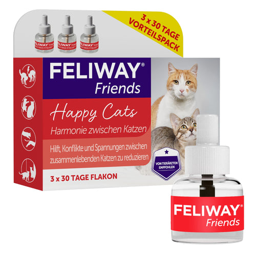 FELIWAY Friends Nachfüllflakon Vorteilspack 3 x 48 ml für Katzen
