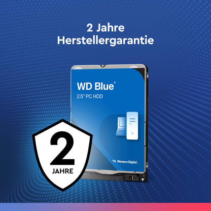 WD Blue 1TB Interne SATA Festplatte 2.5 Zoll - 5400 U/Min