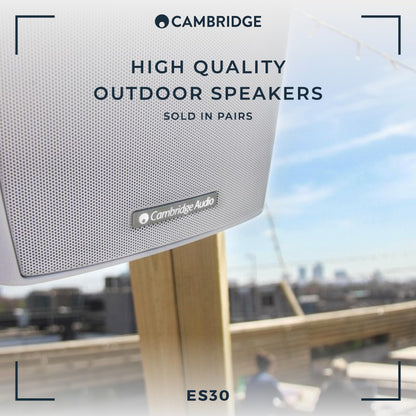 Cambridge Audio ES30 Wetterfeste Aussenlautsprecher – Weiss