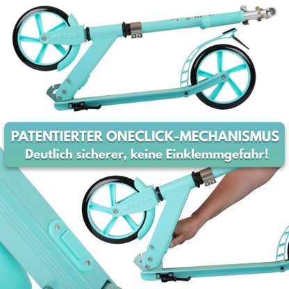 Rollkönig Cityroller faltbar – Grosse Räder für Kinder & Erwachsene