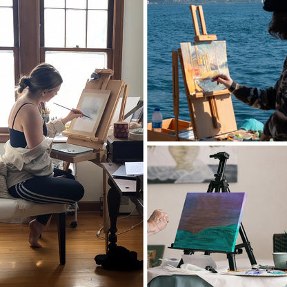 VISWIN Künstlermalset 147-teilig Profi mit Kofferstaffelei