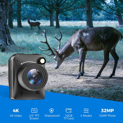 Dsoon TL3000 Zeitrafferkamera 4K, IP66 wasserdicht, 64 GB