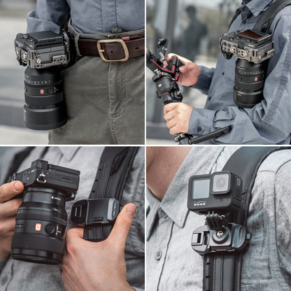 PGYTECH Bettle Kameraclip - Rucksack & Gürtel Schnellwechsel