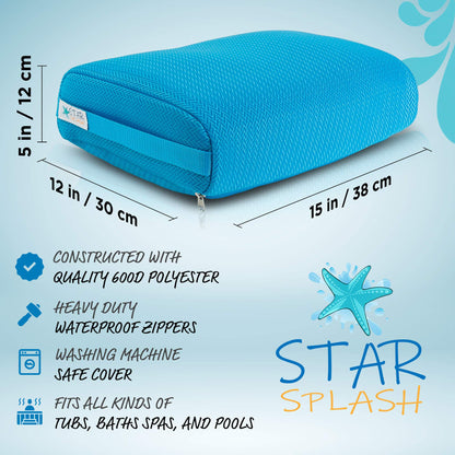 Star Splash Whirlpool Sitzkissen rutschfest, 38 x 30 x 12 cm