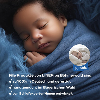 böhmerwald LINEA Kids Kleinkind Daunebett – 100x135 cm Weiss