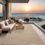 the carpet Kansas Outdoor Teppich Jute-Look 160 x 230 cm