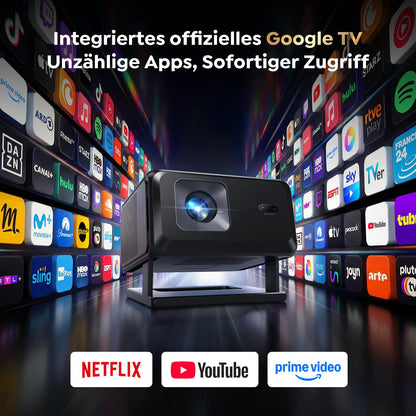 TOPTRO TP3 Smart Beamer Full HD mit Google TV und Autofokus