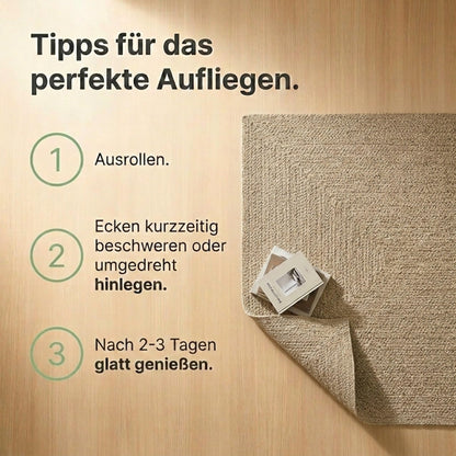 the carpet Kansas Outdoor Teppich Jute-Look, Natur, ca. 240 x 340 cm